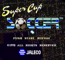 Image n° 1 - screenshots  : Super Cup Soccer